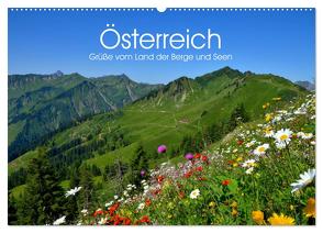 Österreich. Grüße vom Land der Berge und Seen (Wandkalender 2024 DIN A2 quer), CALVENDO Monatskalender von Stanzer,  Elisabeth