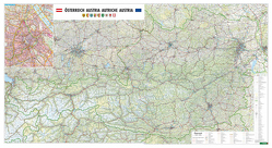 Österreich, Straßenkarte 1:300.000, Großformat, Markiertafel