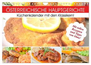 Österreichische Hauptgerichte. Küchenkalender mit den Klassikern! (Wandkalender 2024 DIN A4 quer), CALVENDO Monatskalender von Hurley,  Rose