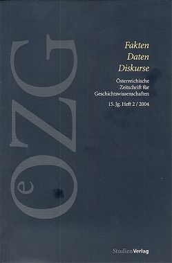 Österreichische Zeitschrift für Geschichtswissenschaften 2/04 von Sieder,  Reinhard