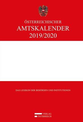 Österreichischer Amtskalender 2019/2020