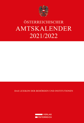 Österreichischer Amtskalender 2021/2022