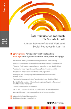 Österreichisches Jahrbuch für Soziale Arbeit (ÖJS) 2021 von Brandstetter,  Manuela, Bütow,  Birgit, Loch,  Ulrike, Raithelhuber,  Eberhard, Reicher,  Hannelore, Sting,  Stephan