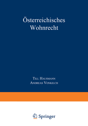 Österreichisches Wohnrecht von Hausmann,  Till, Vonkilch,  Andreas