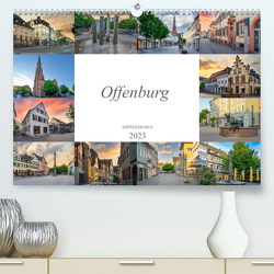 Offenburg Impressionen (Premium, hochwertiger DIN A2 Wandkalender 2023, Kunstdruck in Hochglanz) von Meutzner,  Dirk