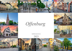 Offenburg Impressionen (Tischkalender 2023 DIN A5 quer) von Meutzner,  Dirk