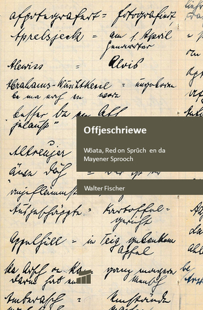 Offjeschriewe von Fischer,  Walter