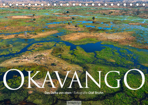 Okavango – Das Delta von oben (Tischkalender 2023 DIN A5 quer) von Bruhn,  Olaf