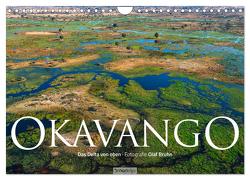 Okavango – Das Delta von oben (Wandkalender 2024 DIN A4 quer), CALVENDO Monatskalender von Bruhn,  Olaf