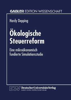 Ökologische Steuerreform von Oepping,  Hardy