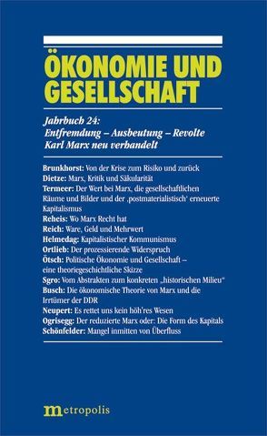 Ökonomie und Gesellschaft / Entfremdung – Ausbeutung – Revolte von Grözinger,  Gerd, Reich,  Utz-Peter