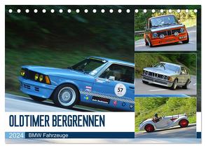 OLDTIMER BERGRENNEN – BMW Fahrzeuge (Tischkalender 2024 DIN A5 quer), CALVENDO Monatskalender von Laue,  Ingo