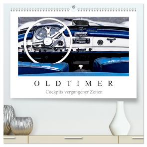 Oldtimer – Cockpits vergangener Zeiten (hochwertiger Premium Wandkalender 2024 DIN A2 quer), Kunstdruck in Hochglanz von Meyer,  Dieter