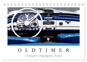 Oldtimer – Cockpits vergangener Zeiten (Tischkalender 2024 DIN A5 quer), CALVENDO Monatskalender von Meyer,  Dieter