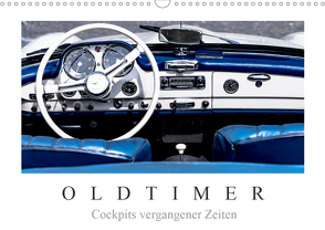 Oldtimer – Cockpits vergangener Zeiten (Wandkalender 2021 DIN A3 quer) von Meyer,  Dieter