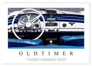 Oldtimer – Cockpits vergangener Zeiten (Wandkalender 2024 DIN A2 quer), CALVENDO Monatskalender von Meyer,  Dieter