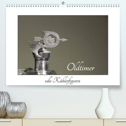 Oldtimer – edle Kühlerfiguren (Premium, hochwertiger DIN A2 Wandkalender 2023, Kunstdruck in Hochglanz) von Ehrentraut,  Dirk