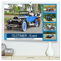 OLDTIMER-Event (hochwertiger Premium Wandkalender 2024 DIN A2 quer), Kunstdruck in Hochglanz von Klünder,  Günther