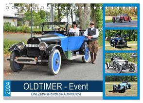 OLDTIMER-Event (Tischkalender 2024 DIN A5 quer), CALVENDO Monatskalender von Klünder,  Günther
