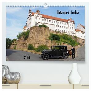 Oldtimer in Colditz (hochwertiger Premium Wandkalender 2024 DIN A2 quer), Kunstdruck in Hochglanz von Seidel,  Thilo