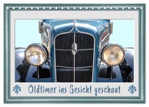 Oldtimer ins Gesicht geschaut (Tischkalender 2024 DIN A5 quer), CALVENDO Monatskalender von Gödecke,  Dieter