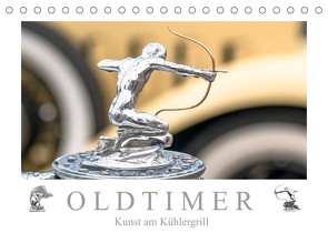 Oldtimer – Kunst am Kühlergrill (Tischkalender 2023 DIN A5 quer) von Meyer,  Dieter