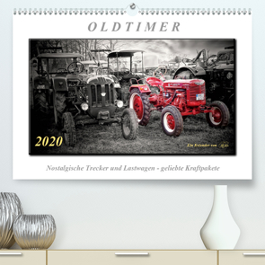 Oldtimer – nostalgische Trecker und Lastwagen (Premium, hochwertiger DIN A2 Wandkalender 2020, Kunstdruck in Hochglanz) von Roder,  Peter