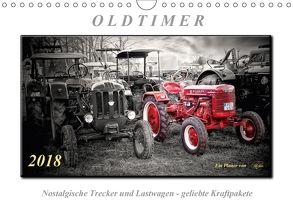 Oldtimer – nostalgische Trecker und Lastwagen (Wandkalender 2018 DIN A4 quer) von Roder,  Peter