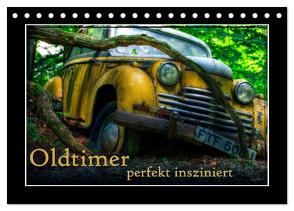 Oldtimer perfekt insziniert (Tischkalender 2024 DIN A5 quer), CALVENDO Monatskalender von Adams,  Heribert