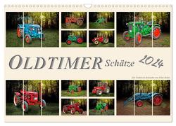 Oldtimer Schätze. Ein Traktoren-Kalender (Wandkalender 2024 DIN A3 quer), CALVENDO Monatskalender von Roder,  Peter