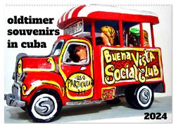 Oldtimer Souvenirs in Cuba (Wandkalender 2024 DIN A2 quer), CALVENDO Monatskalender von von Loewis of Menar,  Henning