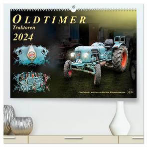 Oldtimer – Traktoren (hochwertiger Premium Wandkalender 2024 DIN A2 quer), Kunstdruck in Hochglanz von Roder,  Peter