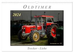 Oldtimer – Trecker Liebe (Wandkalender 2024 DIN A3 quer), CALVENDO Monatskalender von Roder,  Peter