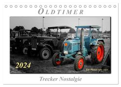 Oldtimer – Trecker Nostalgie (Tischkalender 2024 DIN A5 quer), CALVENDO Monatskalender von Roder,  Peter