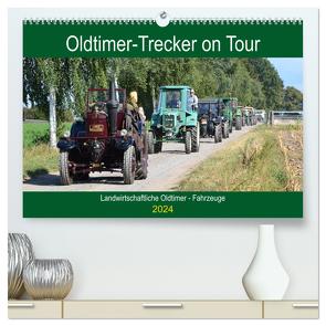 Oldtimer-Trecker on Tour (hochwertiger Premium Wandkalender 2024 DIN A2 quer), Kunstdruck in Hochglanz von Klünder,  Günther