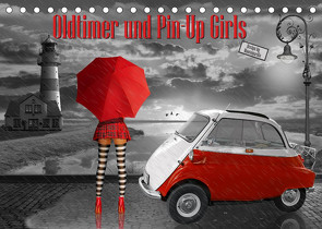 Oldtimer und Pin-Up Girls by Mausopardia (Tischkalender 2022 DIN A5 quer) von Jüngling alias Mausopardia,  Monika