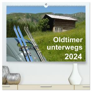 Oldtimer unterwegs – Mobile Raritäten auf Tour (hochwertiger Premium Wandkalender 2024 DIN A2 quer), Kunstdruck in Hochglanz von freshmademedia,  freshmademedia
