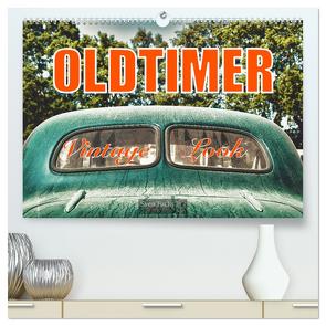 Oldtimer – Vintage Look (hochwertiger Premium Wandkalender 2024 DIN A2 quer), Kunstdruck in Hochglanz von Fuchs,  Sven