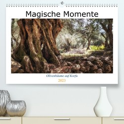 Olivenbäume auf Korfu (Premium, hochwertiger DIN A2 Wandkalender 2023, Kunstdruck in Hochglanz) von Bernhardt,  Ute
