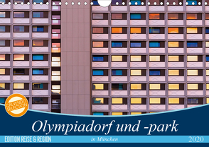 Olympiadorf und -park in München (Wandkalender 2020 DIN A4 quer) von Schikore,  Martina
