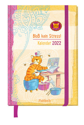 Om-Katze: Bloß kein Stress! Taschenkalender 2022 von Manneh,  Lisa