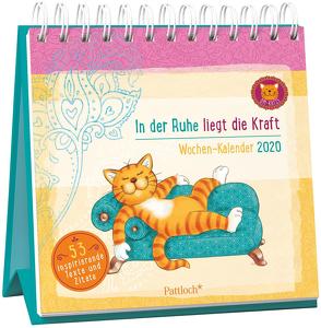 Om-Katze: In der Ruhe liegt die Kraft – Wochen-Kalender 2020 von Manneh,  Lisa