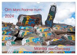 Om Mani Padme Hum – Mantra des Chenrezig (Wandkalender 2024 DIN A3 quer), CALVENDO Monatskalender von Bergermann,  Manfred