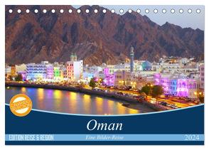 Oman – Eine Bilder-Reise (Tischkalender 2024 DIN A5 quer), CALVENDO Monatskalender von Heinrich,  Sebastian