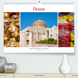 Oman – Reiseziel Maskat und Salalah (hochwertiger Premium Wandkalender 2024 DIN A2 quer), Kunstdruck in Hochglanz von Schwarze,  Nina