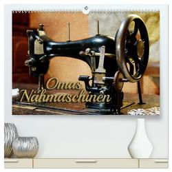 Omas Nähmaschinen (hochwertiger Premium Wandkalender 2024 DIN A2 quer), Kunstdruck in Hochglanz von Bleicher,  Renate