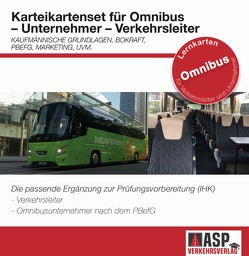 Omnibusunternehmer IHK – Karteikartenbox Lernkarten | Prüfungsvorbereitung | ASP Verkehrsverlag | 01/2021