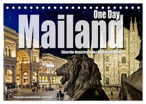 One Day Mailand (Tischkalender 2024 DIN A5 quer), CALVENDO Monatskalender von Wehrle und Uwe Frank,  Black&White Fotodesign,  Ralf