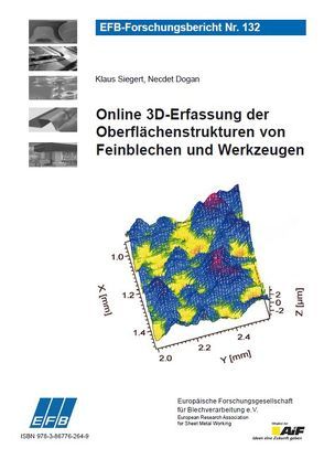 Online 3D-Erfassung der Oberflächenstrukturen von Feinblechen und Werkzeugen von Dogan,  Necdet, Siegert,  Klaus