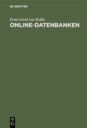 Online-Datenbanken von Kolke,  Ernst-Gerd von